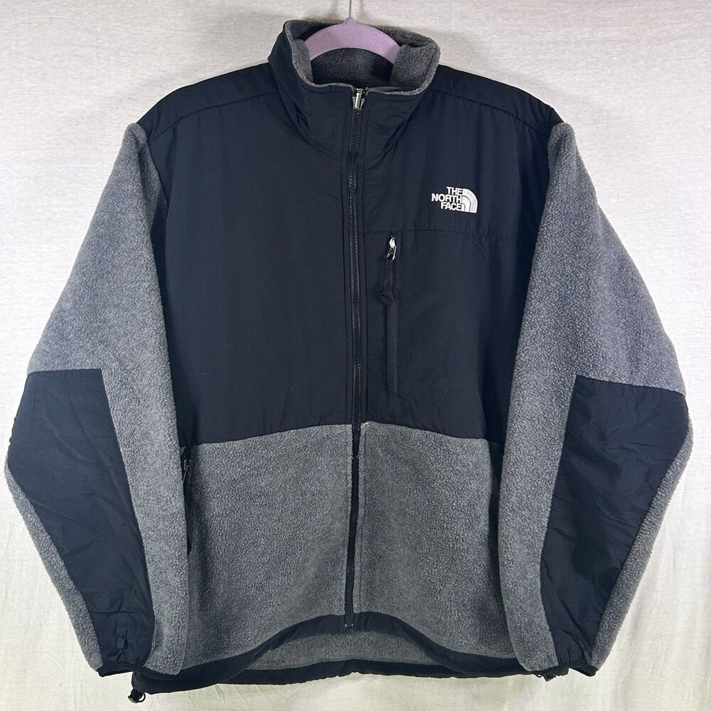 The North Face Denali Jacket Fleece Full Zip Women’s Large Black Grey